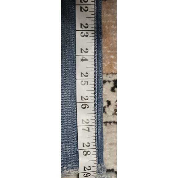 Women's Miss Me Bootcut with Cross Pockets With Raw Hems. 30Wx29L Distressed - Picture 5 of 9